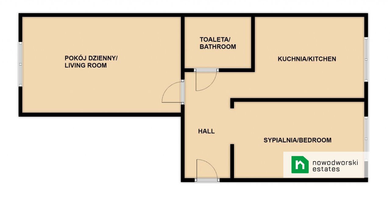 Dwupokojowe mieszkanie przy Metro Młynów! - Mieszkanie - Wynajem - Warszawa, Wola / Młynów