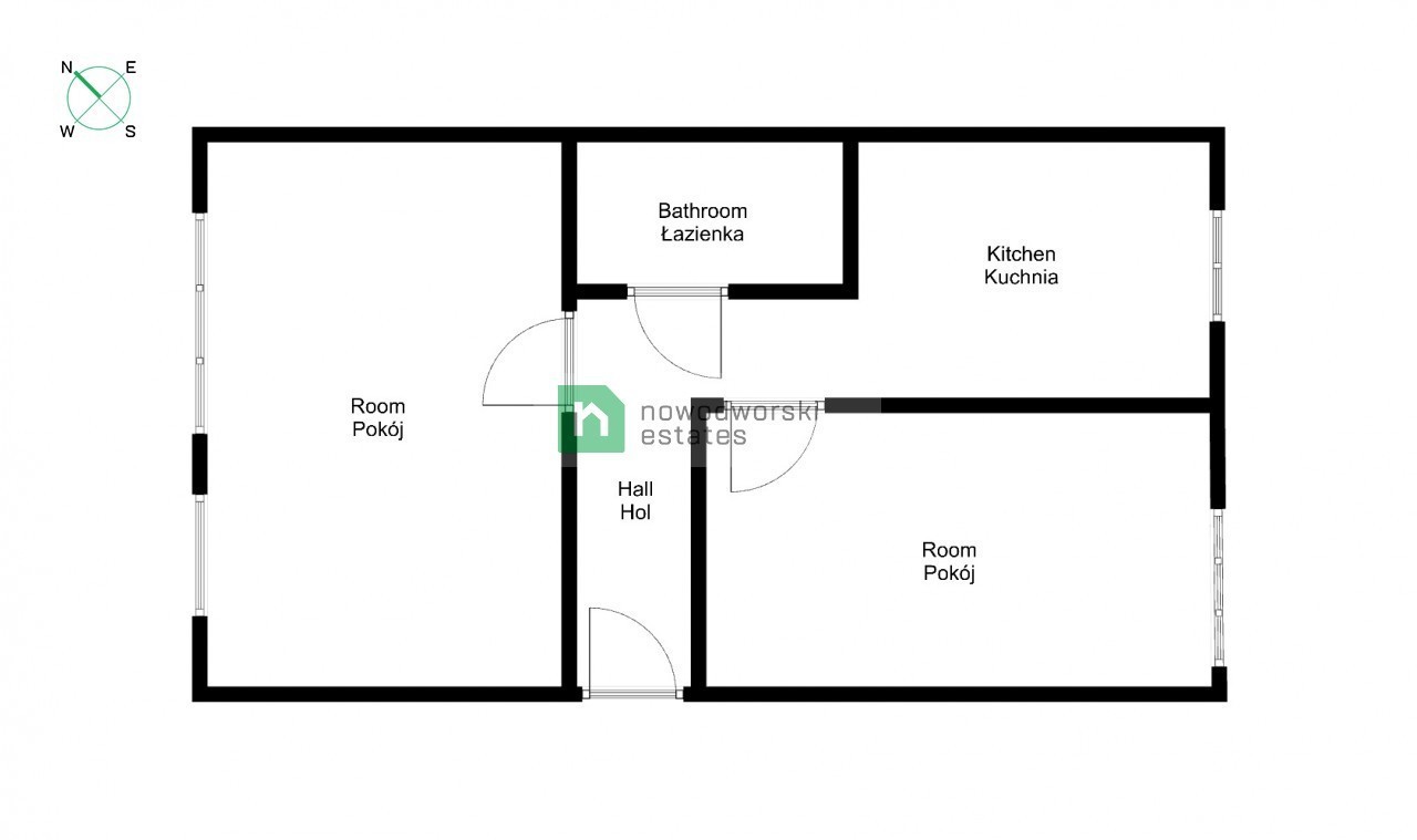 Dwupokojowe mieszkanie do remontu - pełny rozkład, ul. Sycowska - Mieszkanie - Sprzedaż - Wrocław, Psie Pole