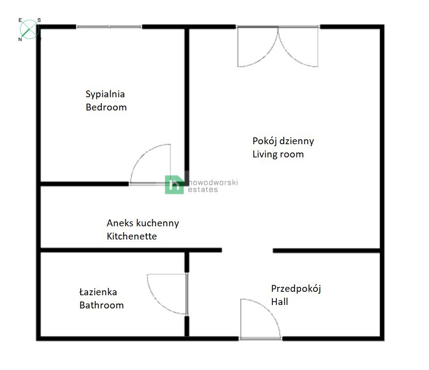 Dwupokojowe mieszkanie na Stabłowicach - gotowe do wprowadzenia - Mieszkanie - Sprzedaż - Wrocław, Fabryczna / Stabłowice