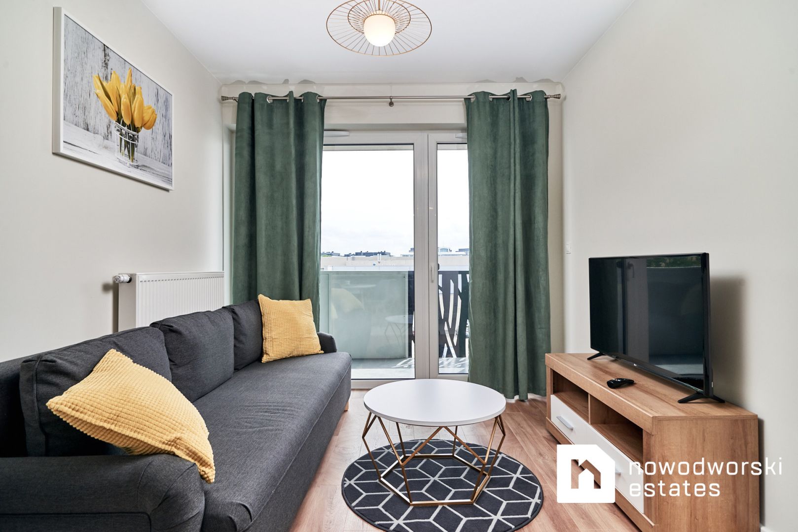 Modern 2-room apartment at Małopanewska street next to Magnolia - Apartment - Rent - Wrocław, Fabryczna / Gądów Mały