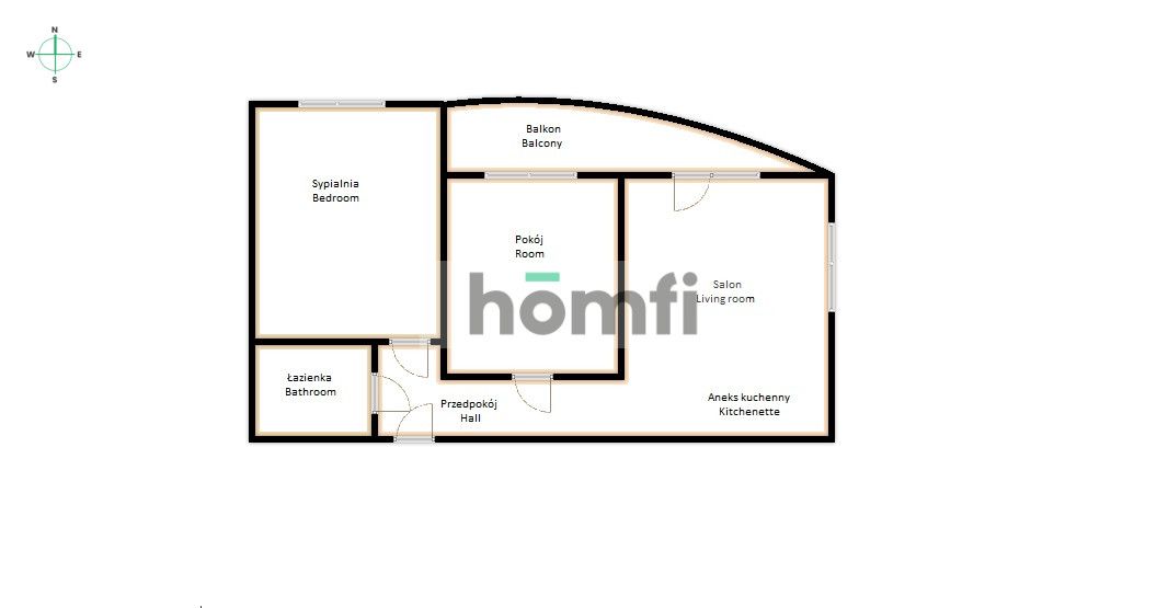 Mieszkanie 3-pokojowe w Wysokiej 2800 zł - Mieszkanie - Wynajem - Wrocławski, Kobierzyce / Wysoka