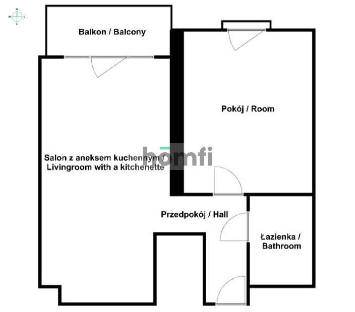 Stylish 2-room flat - Ujeścisko Gdańsk - Apartment - Rent - Gdańsk, Ujeścisko