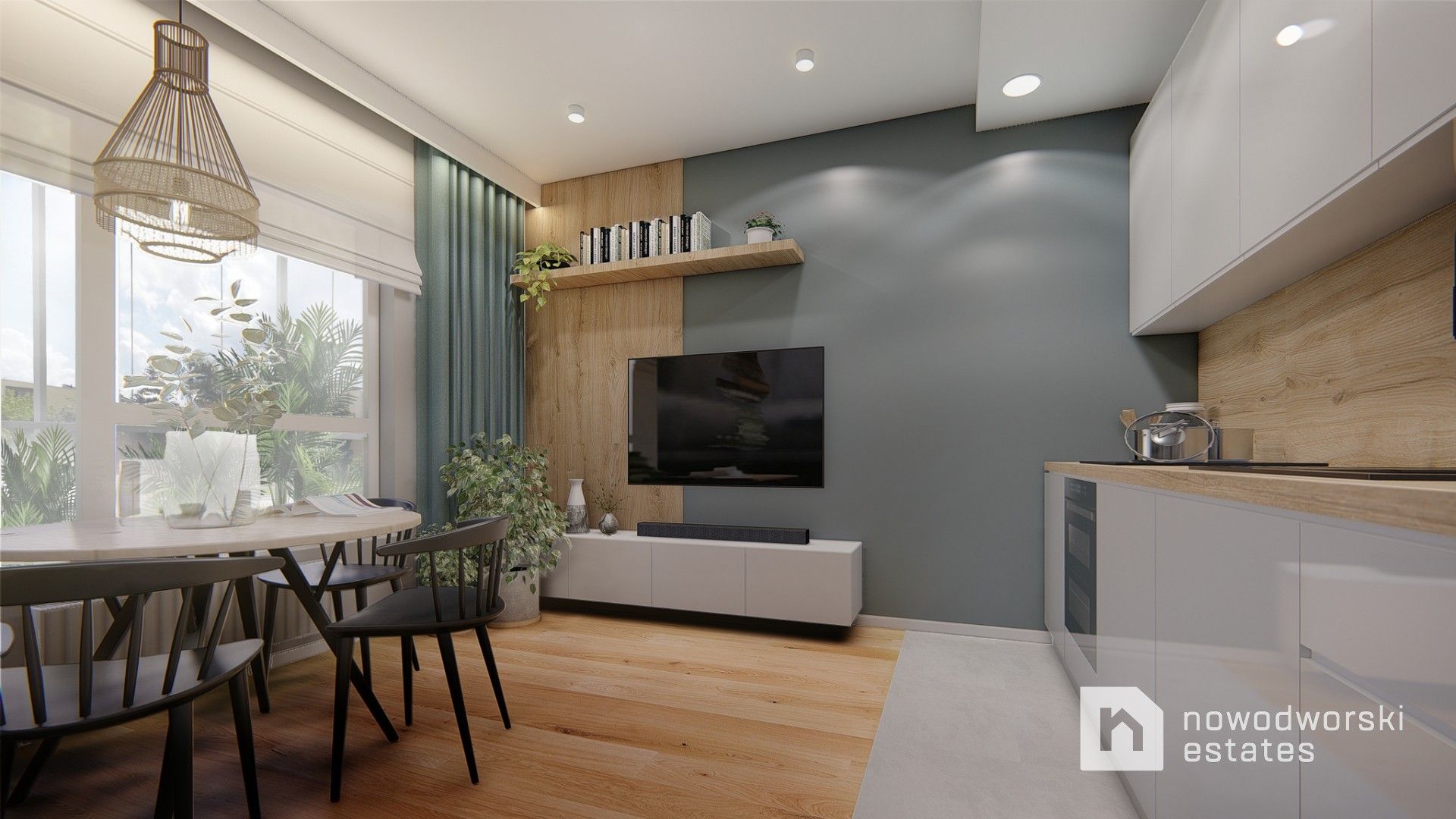 Nowe, wykończone 4 pokoje z garażem - Saska Kępa - Mieszkanie - Sprzedaż - Warszawa, Praga-Południe / Saska Kępa