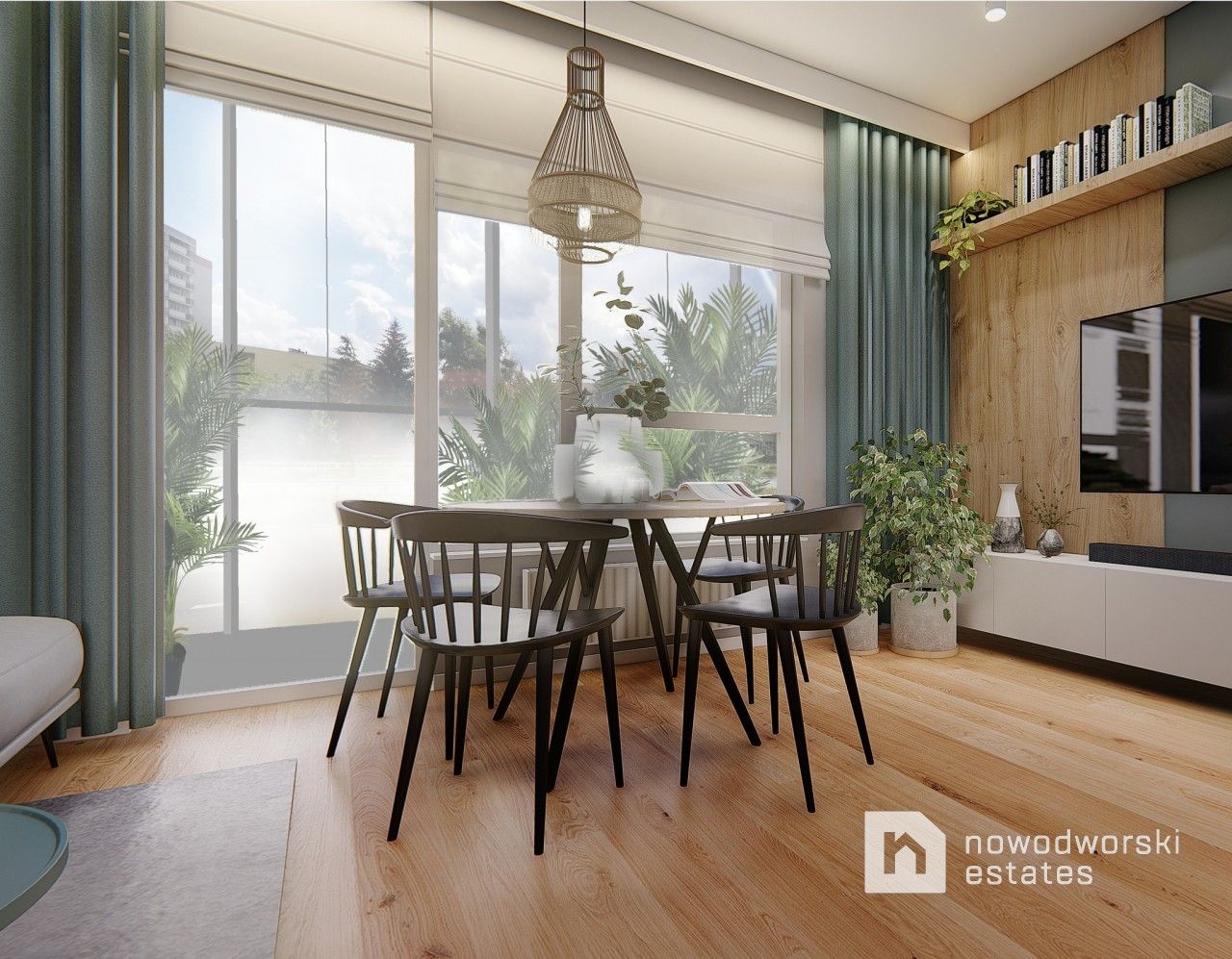 Nowe, wykończone 4 pokoje z garażem - Saska Kępa - Mieszkanie - Sprzedaż - Warszawa, Praga-Południe / Saska Kępa