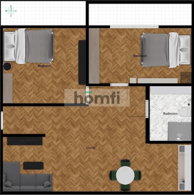 APARTMENT IN A PEACEFULL AREA - Apartment - Rent - Gliwice, os. Kopernika