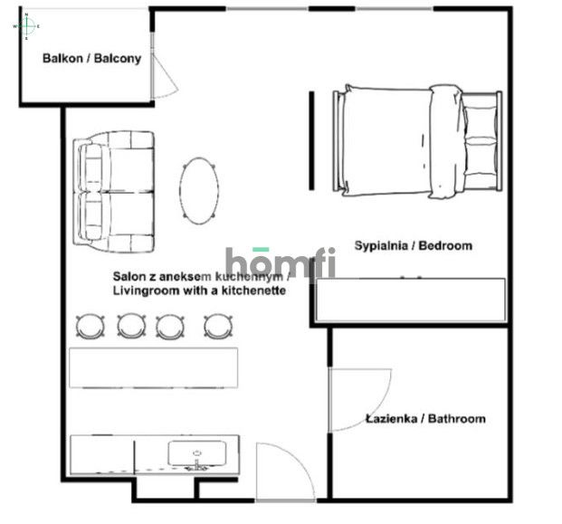 Stylish 2-room Garden Gates apartment, Śródmieście - Apartment - Rent - Gdańsk, Śródmieście