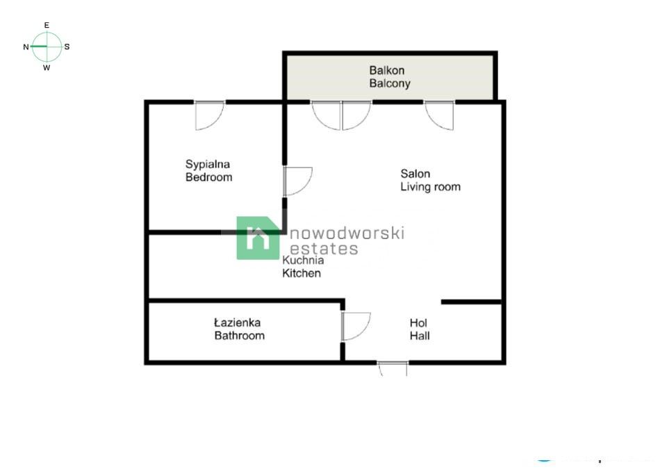 Piękne 2 pokojowe mieszkanie w Skawinie do wynajęcia 43m - Mieszkanie - Wynajem - Krakowski, Skawina