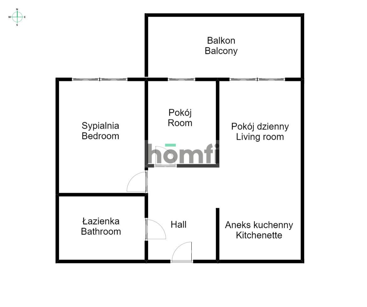 A new 3-room apartment at Zlotniki - Apartment - Rent - Wrocław, Fabryczna