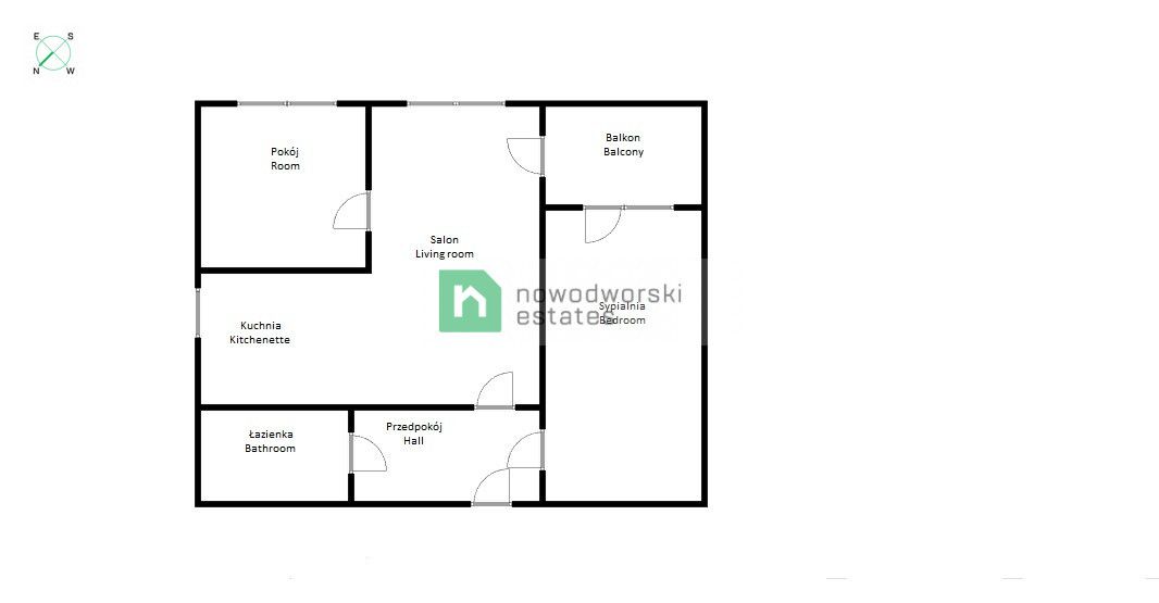 3 rooms flat Opolska street 2600 PLN - Apartment - Rent - Wrocław, Krzyki / Księże Małe