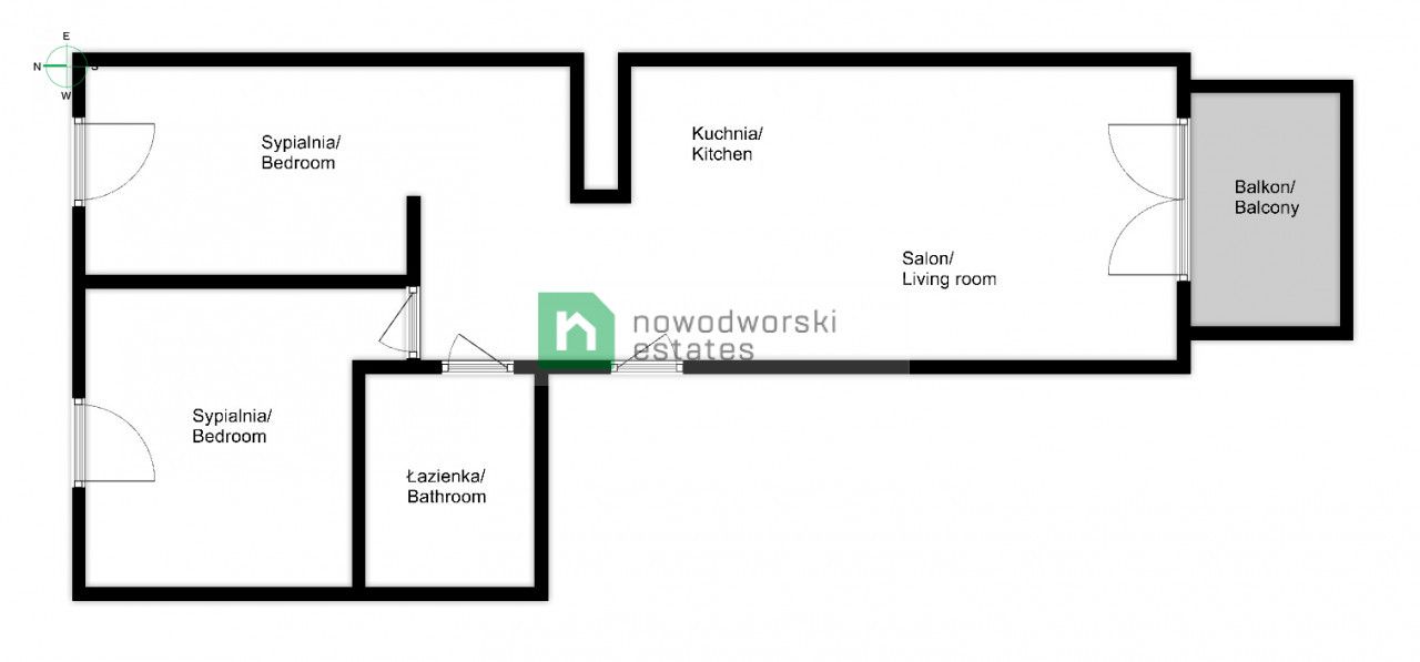 Two bedrooms apartment Rakowicka street - Apartment - Sale - Kraków, Śródmieście / Stare Miasto