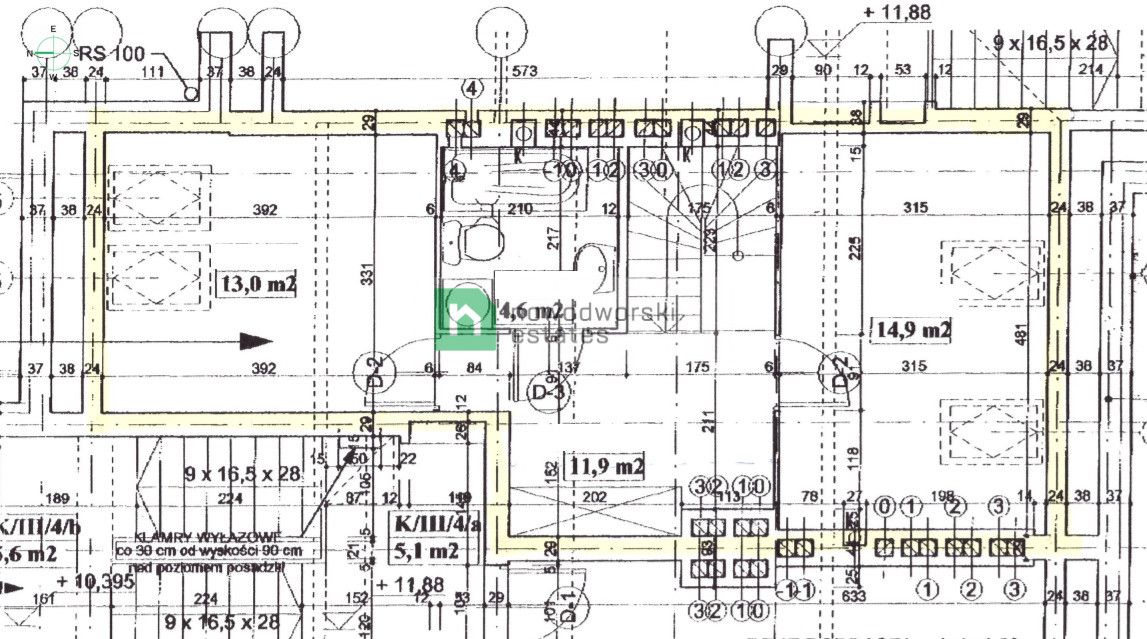 Czteropokojowe mieszkanie nieopodal ul. Wielickiej! - Mieszkanie - Sprzedaż - Kraków, Podgórze / Bieżanów-Prokocim