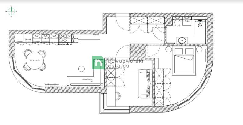 Nowoczesny design połączony z funkcjonalnością mieszkania na sprzedaż/F.Nullo - Mieszkanie - Sprzedaż - Kraków, Śródmieście