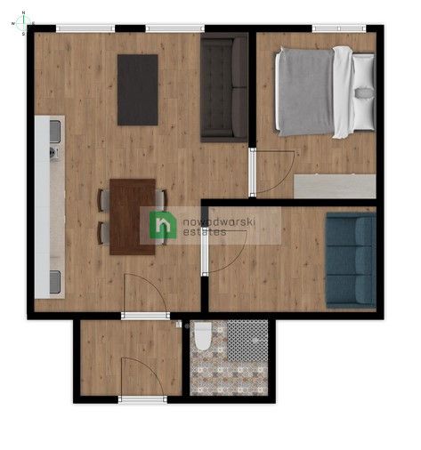 Attractive, sunny flat in the city center in Katowice - Apartment - Rent - Katowice, Śródmieście