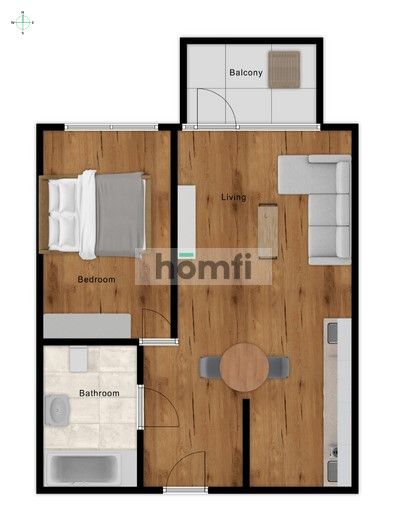 Nowoczesne mieszkanie na wynajem Katowice Bażantowo - Mieszkanie - Wynajem - Katowice, Piotrowice