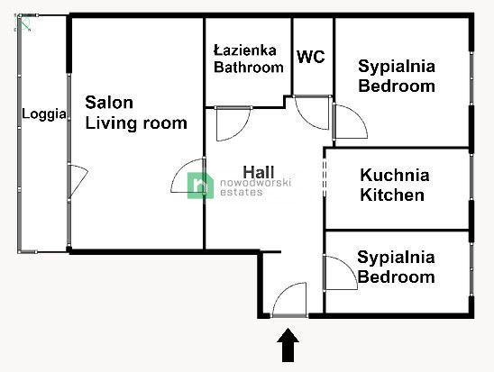 3-room, newly renovated apartment at Łużycka st. - Apartment - Rent - Kraków, Podgórze Duchackie