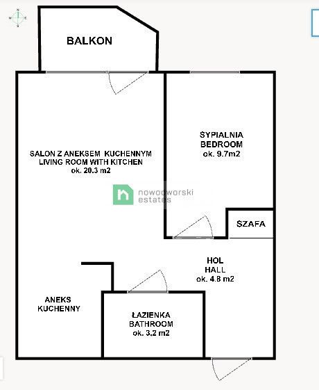 Sopot Przylesie. Słoneczne 2pokojowe mieszkanie w pięknej lokalizacji - Mieszkanie - Sprzedaż - Sopot, Przylesie