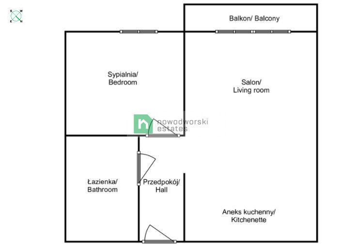 Olimpia Port - 2 pokoje z balkonem i parkingiem - Mieszkanie - Wynajem - Wrocław, Psie Pole / Swojczyce