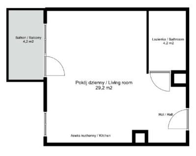 Bulwar Dedala | 37 m2 + balkon + parking - Mieszkanie - Wynajem - Wrocław, Fabryczna / Gądów Mały