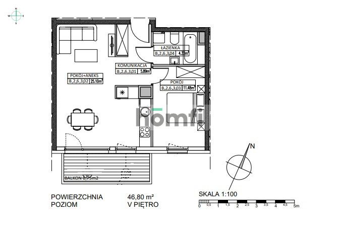 Stylowe 2-pok. mieszkanie - Harmonia Oliwska - Mieszkanie - Wynajem - Gdańsk, Oliwa