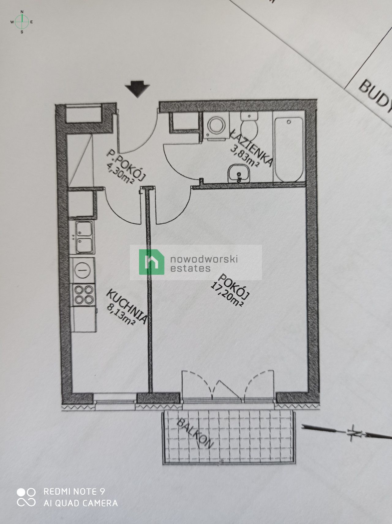 Piękna kawalerka z balkonem Smardzowska - Mieszkanie - Sprzedaż - Wrocław, Krzyki / Wojszyce