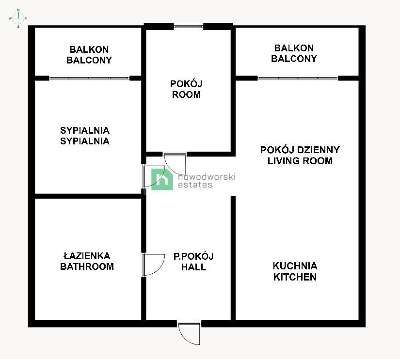 New apartment in city center | 2 bedrooms - Apartment - Rent - Wrocław, Kępa Mieszczańska