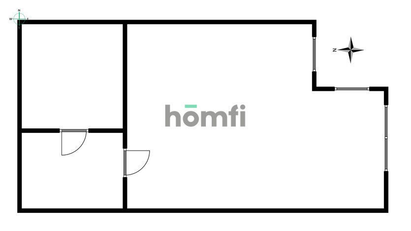 Przestronna kawalerka, 31m, Okulickiego, Bieńczyce - Mieszkanie - Wynajem - Kraków, Nowa Huta / Bieńczyce
