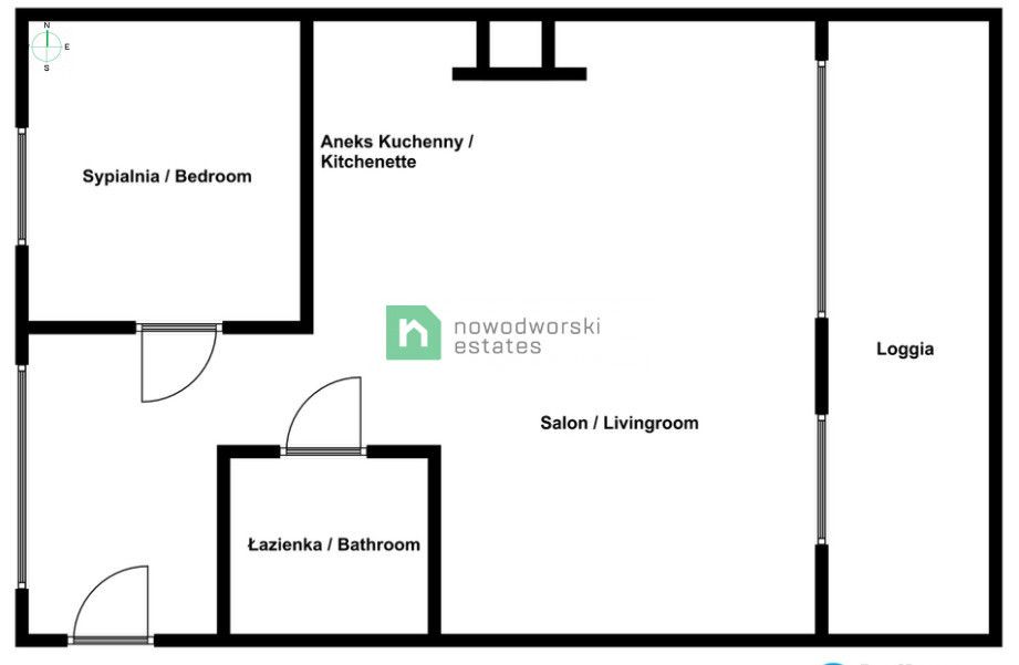 Jasne 2-pok mieszkanie z balkonem Poznań/Cytadela - Mieszkanie - Wynajem - Poznań, Stare Miasto