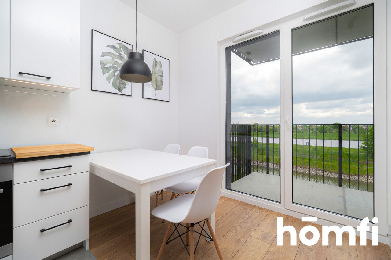 Bezpośredni widok na rzekę, ul Zakładowa - Mieszkanie - Wynajem - Wrocław, Psie Pole / Kleczków