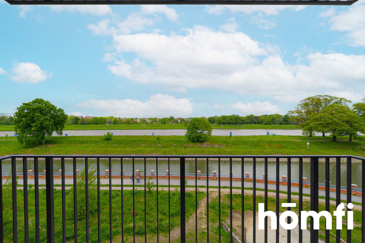 Bezpośredni widok na rzekę, ul Zakładowa - Mieszkanie - Wynajem - Wrocław, Psie Pole / Kleczków