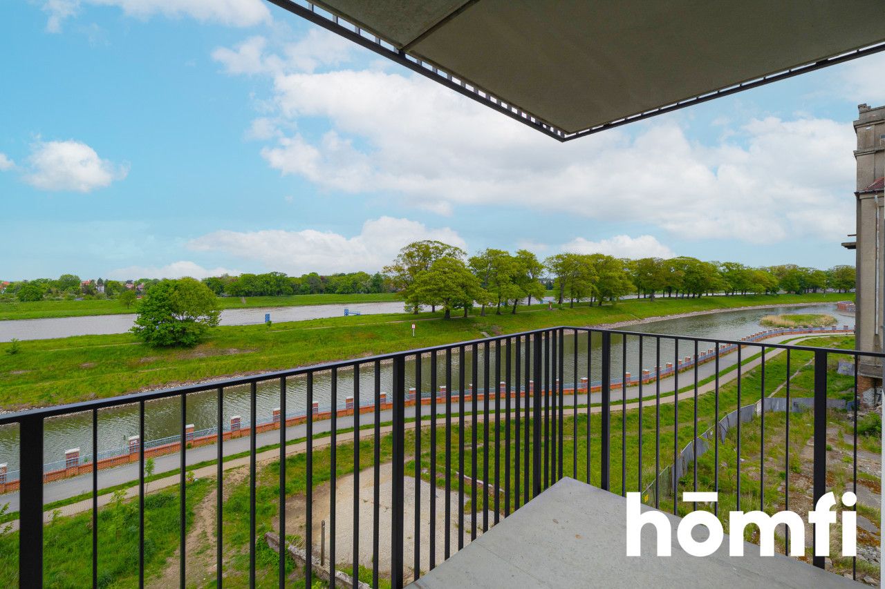 Bezpośredni widok na rzekę, ul Zakładowa - Mieszkanie - Wynajem - Wrocław, Psie Pole / Kleczków