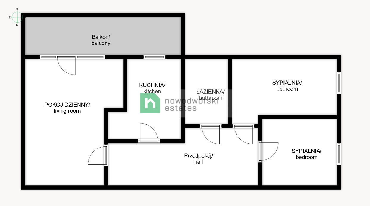 For rent 3 room apartment Kazimierza Wielkiego, Krowodrza - Apartment - Rent - Kraków, Krowodrza / Łobzów
