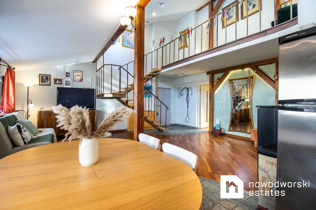 A two-level apartment in the center of Saska Kępa - Apartment - Rent - Warszawa, Praga-Południe / Saska Kępa