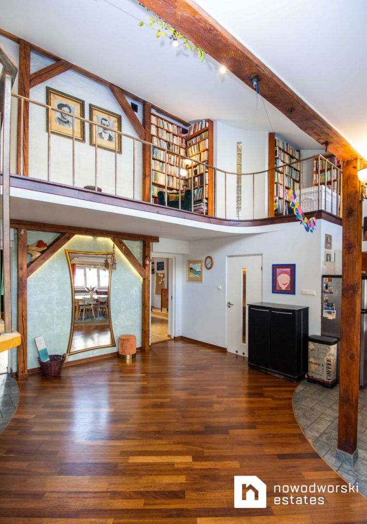 A two-level apartment in the center of Saska Kępa - Apartment - Rent - Warszawa, Praga-Południe / Saska Kępa