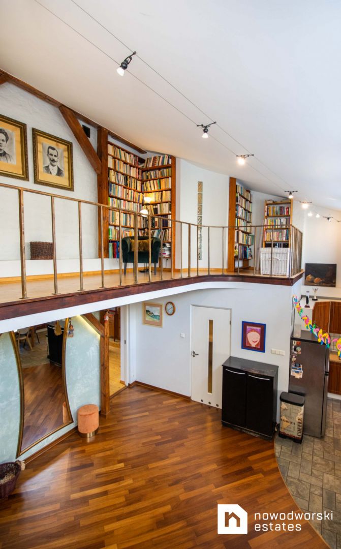 A two-level apartment in the center of Saska Kępa - Apartment - Rent - Warszawa, Praga-Południe / Saska Kępa