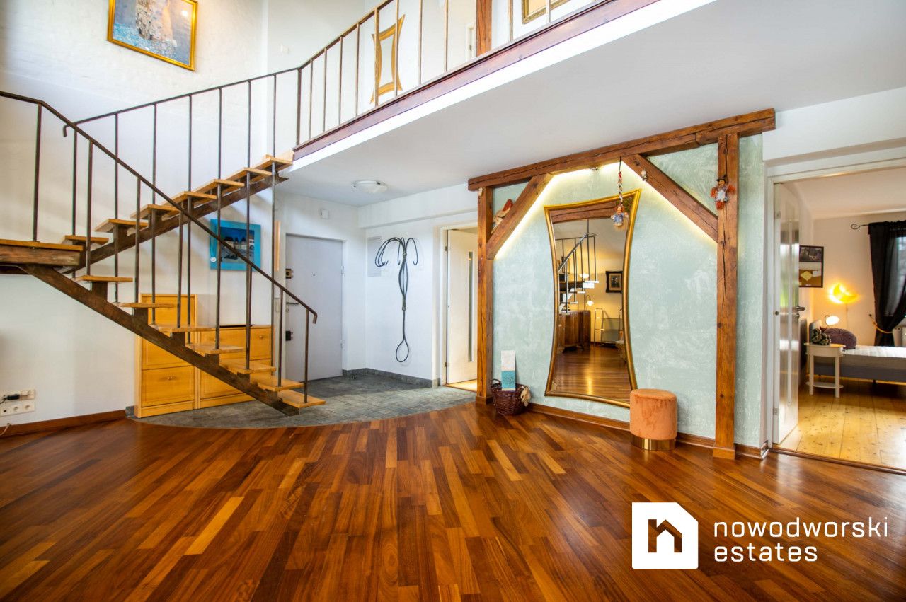 A two-level apartment in the center of Saska Kępa - Apartment - Rent - Warszawa, Praga-Południe / Saska Kępa