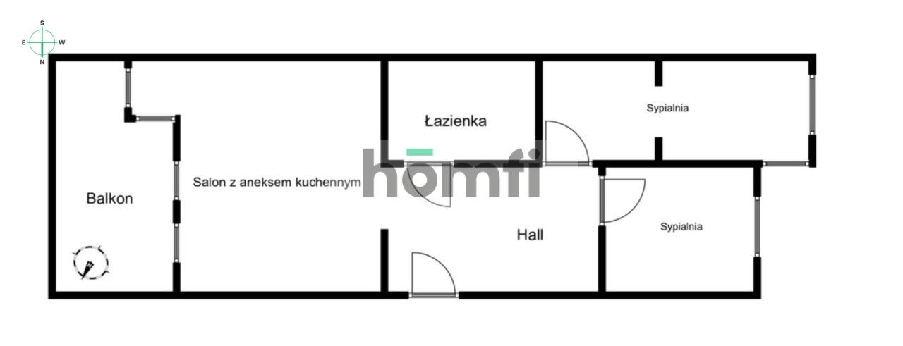 Apartment 68m2, Czyżyny, Al. Pokoju 83 - Apartment - Rent - Kraków, Nowa Huta / Czyżyny