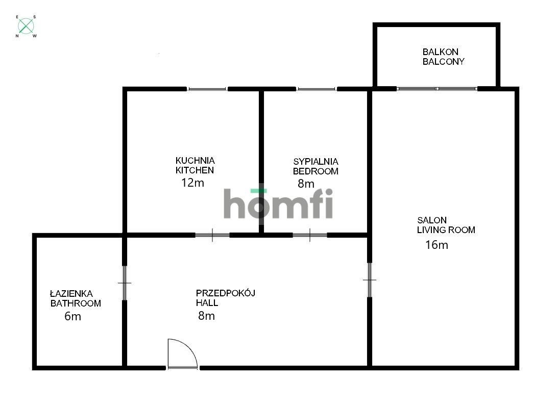 2-pokojowe mieszkanie w centrum miasta - Mieszkanie - Wynajem - Wrocław, Śródmieście / Ołbin