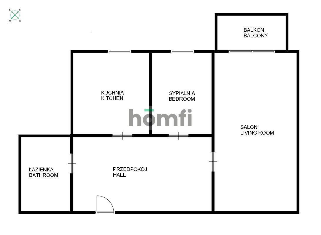 2-pokojowe mieszkanie w centrum miasta - Mieszkanie - Wynajem - Wrocław, Śródmieście / Ołbin
