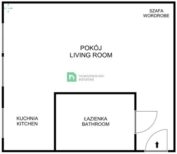 Kawalerka inwestycyjna ROI 5% 22,6m2, Ruczaj - Mieszkanie - Sprzedaż - Kraków, Podgórze / Dębniki