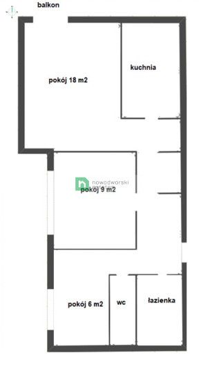 A 3-room apartment 53 m2 after general renovation - Osiedle Piastów (Mistrzejowice) - Apartment - Sale - Kraków, Nowa Huta / Mistrzejowice