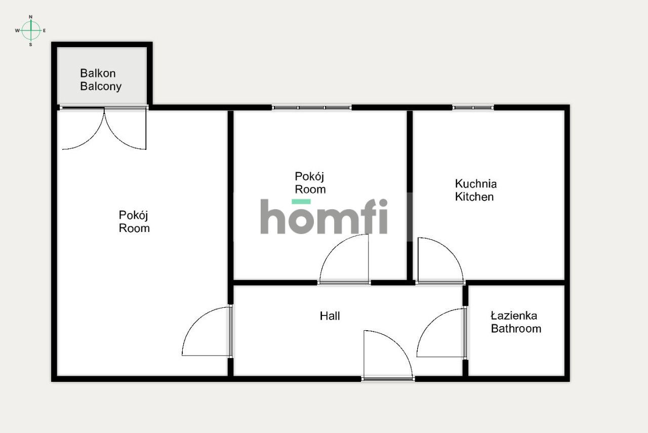 Ul Niedźwiedzia, 2 oddzielne pokoje plus kuchnia - Mieszkanie - Wynajem - Wrocław, Fabryczna / Popowice