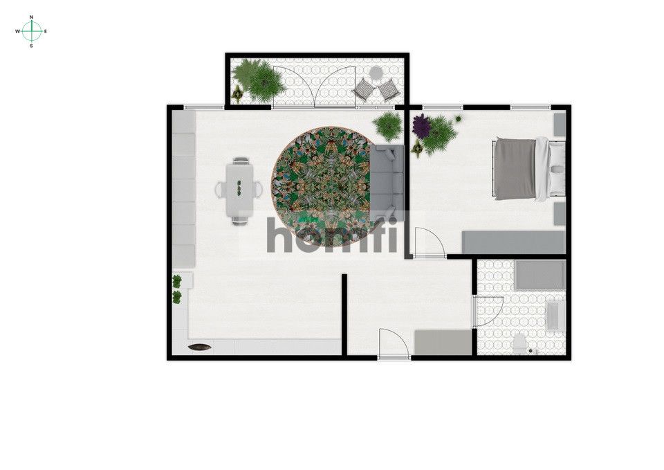 Comfy, 2 rooms apartment on Mokotów! - Apartment - Rent - Warszawa, Mokotów