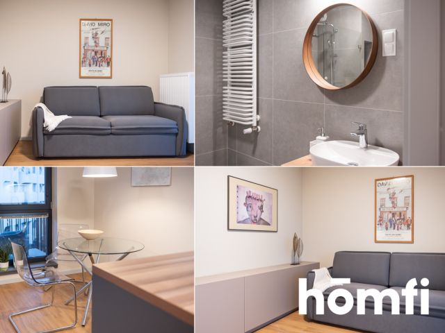 Beautiful studio with a terrace at the Grunwald Square - Apartment - Rent - Wrocław, Śródmieście / Plac Grunwaldzki
