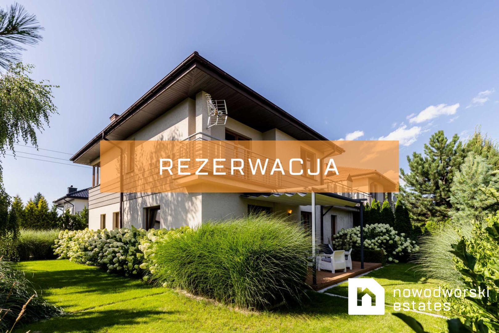 Piękny bliźniak w Kiełpinie na zamkniętym osiedlu - Dom - Sprzedaż - Warszawski Zachodni, Łomianki / Kiełpin