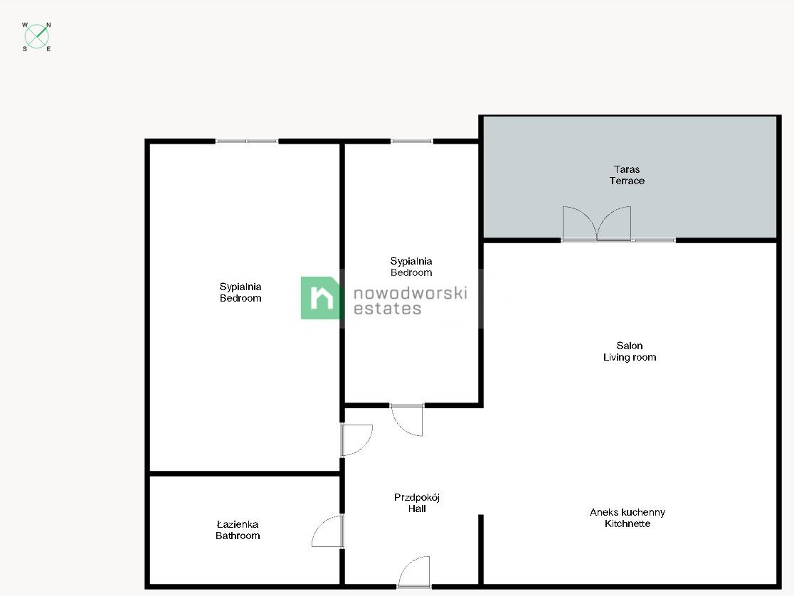 3-pokojowe mieszkanie 15te piętro ul. Jesionowa - Mieszkanie - Wynajem - Wrocław, Krzyki / Gaj