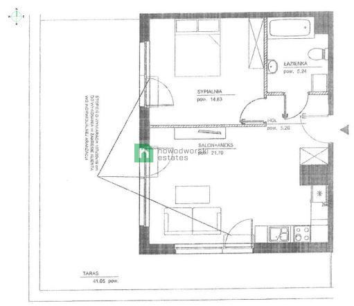 Eleganckie mieszkanie 2-pokojowe - Mieszkanie - Wynajem - Warszawa, Wola