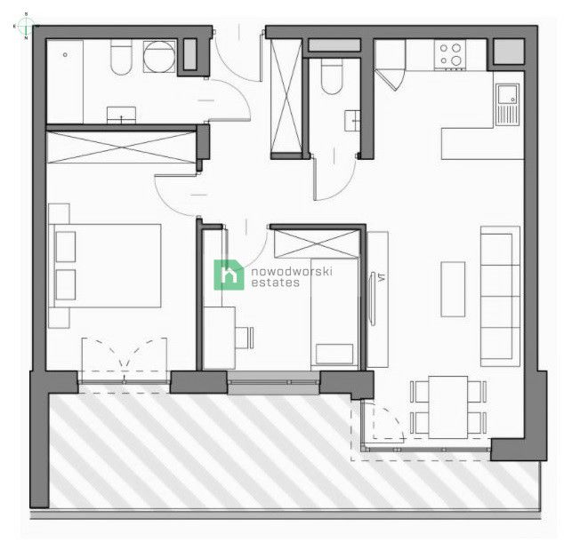 3 POKOJOWY APARTAMENT | 9 PIĘTRO | ODBIÓR IV.2022 - Mieszkanie - Sprzedaż - Kraków, Śródmieście / Grzegórzki