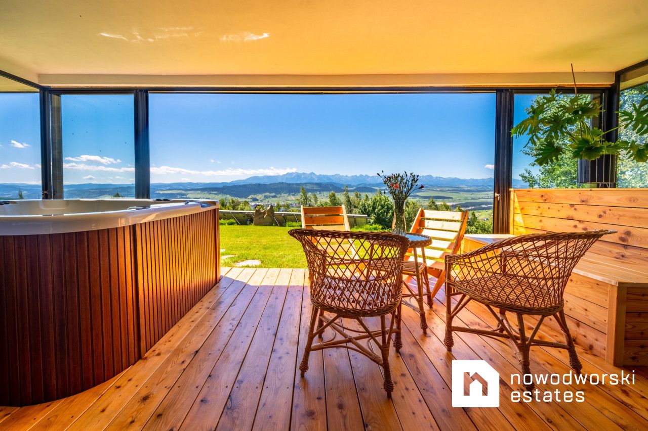 Niezwykły dom z bali nad jeziorem Czorsztyńskim - Dom - Sprzedaż - Nowotarski, Czorsztyn / Huba