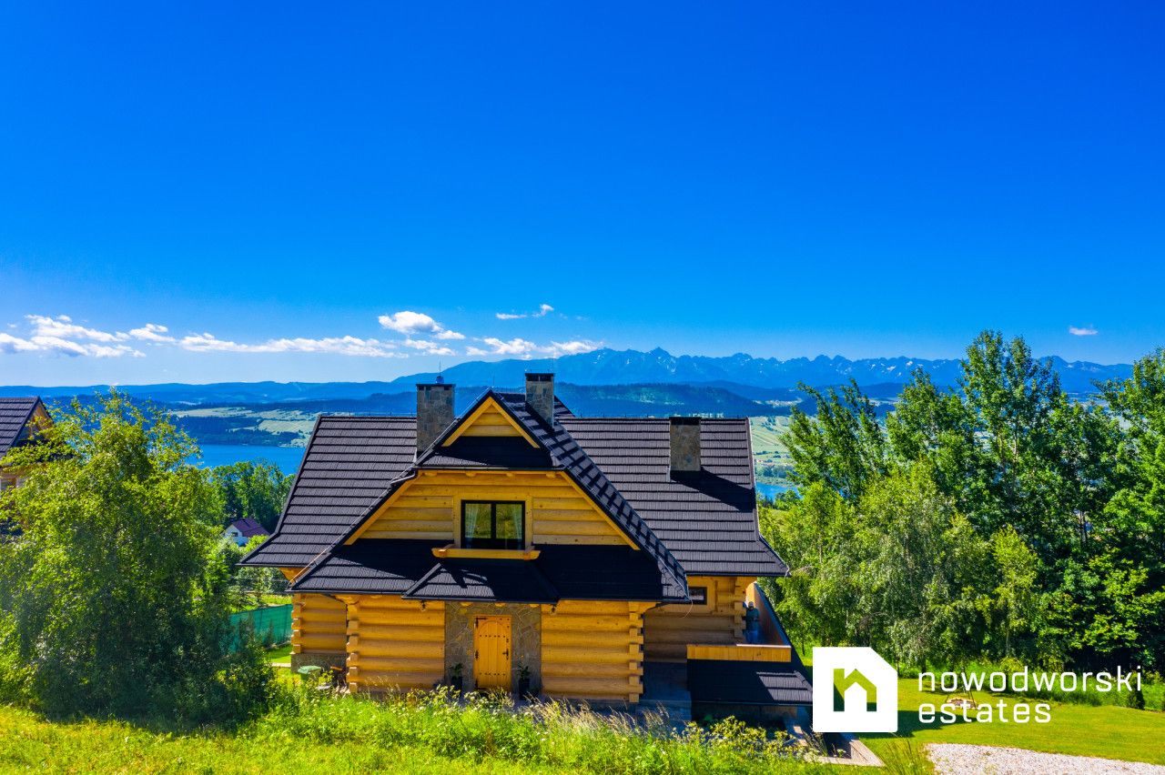 Niezwykły dom z bali nad jeziorem Czorsztyńskim - Dom - Sprzedaż - Nowotarski, Czorsztyn / Huba