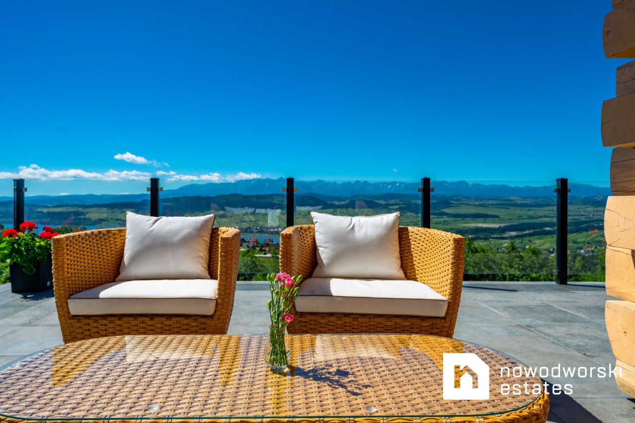 Niezwykły dom z bali nad jeziorem Czorsztyńskim - Dom - Sprzedaż - Nowotarski, Czorsztyn / Huba